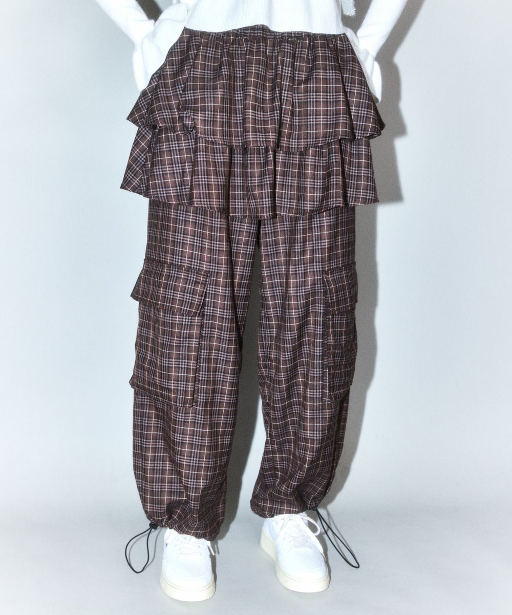 CHECK SKIRT PANTS | Candy Stripper（キャンディ ストリッパー