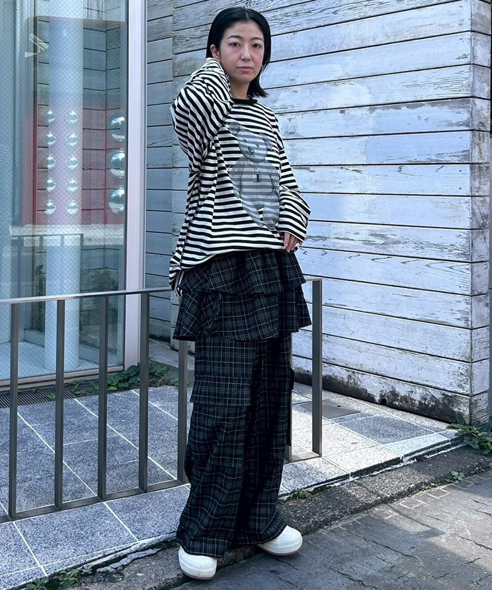CHECK SKIRT PANTS | Candy Stripper（キャンディ ストリッパー
