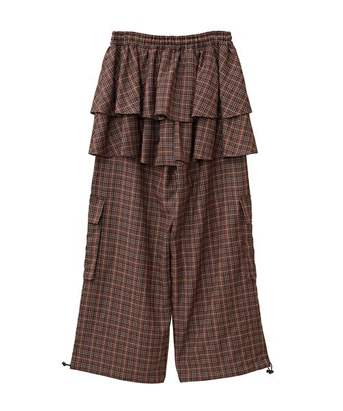 CHECK SKIRT PANTS | Candy Stripper（キャンディ ストリッパー