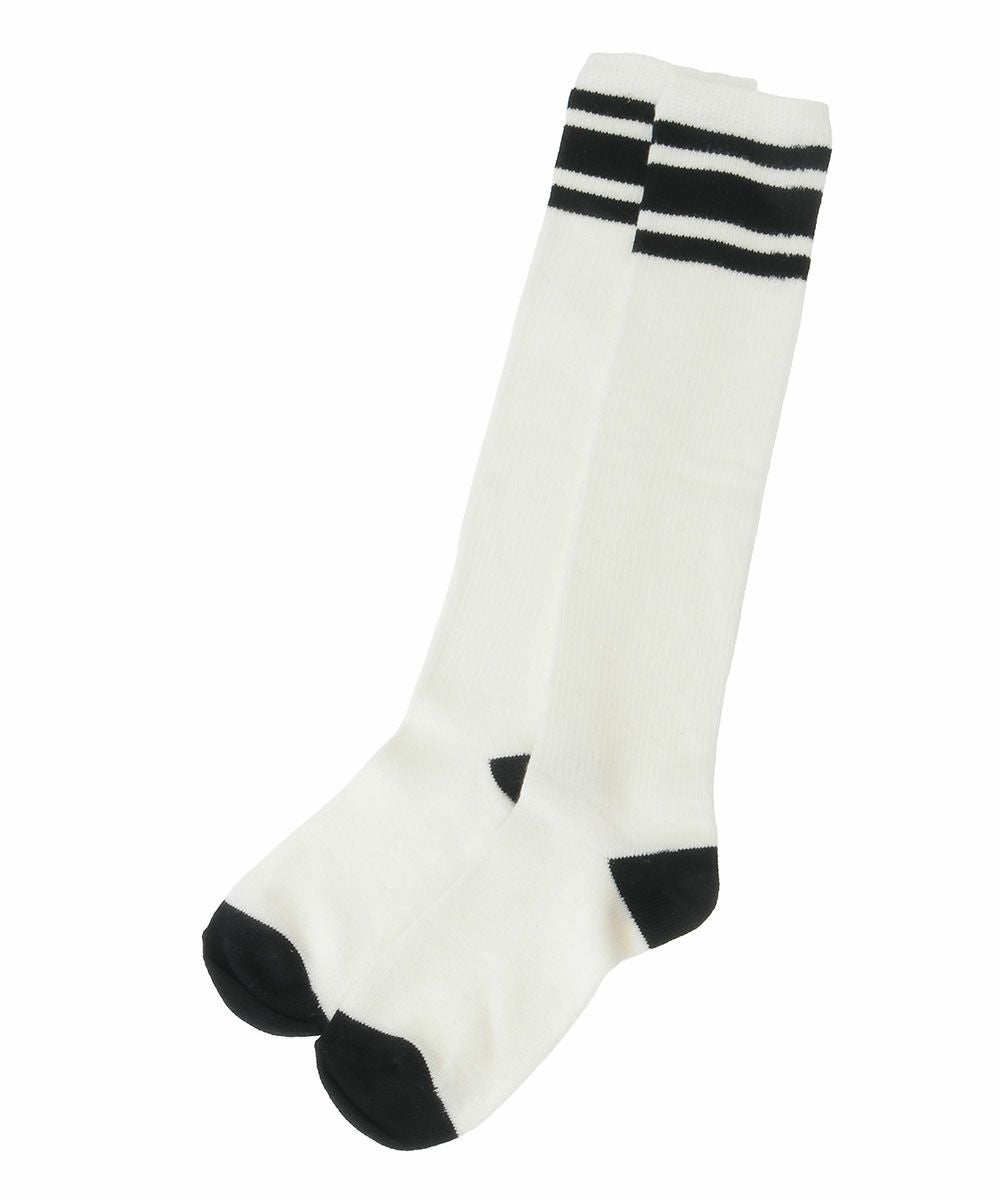LINE RIB HIGH SOCKS | Candy Stripper（キャンディ ストリッパー 
