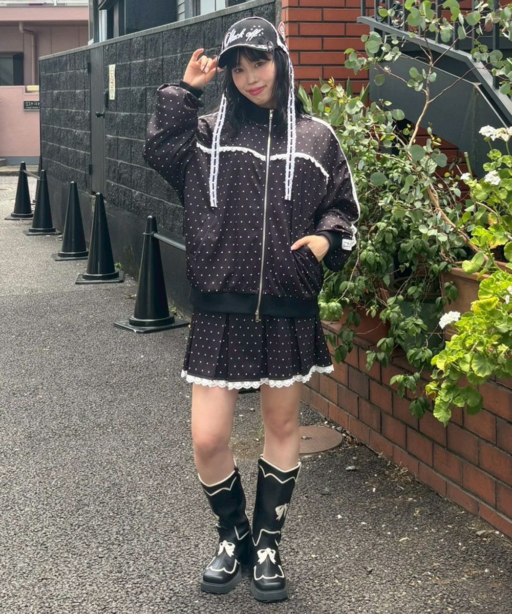 Candy Stripper TINY DOT JERSEY ブルゾン TINY DOT JERSEY SKIRT | Candy Stripper（キャンディ ストリッパー