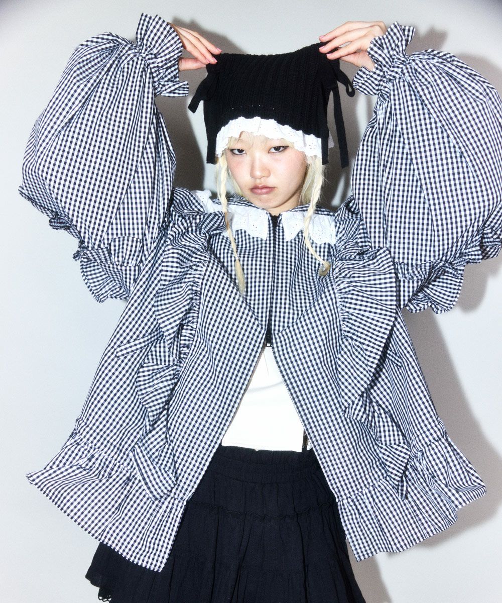 FRILL BLOUSON | Candy Stripper（キャンディ ストリッパー