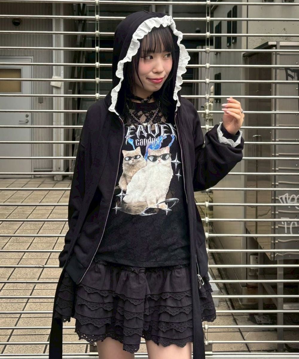 BIG RIBBON HOODIE | Candy Stripper（キャンディ ストリッパー