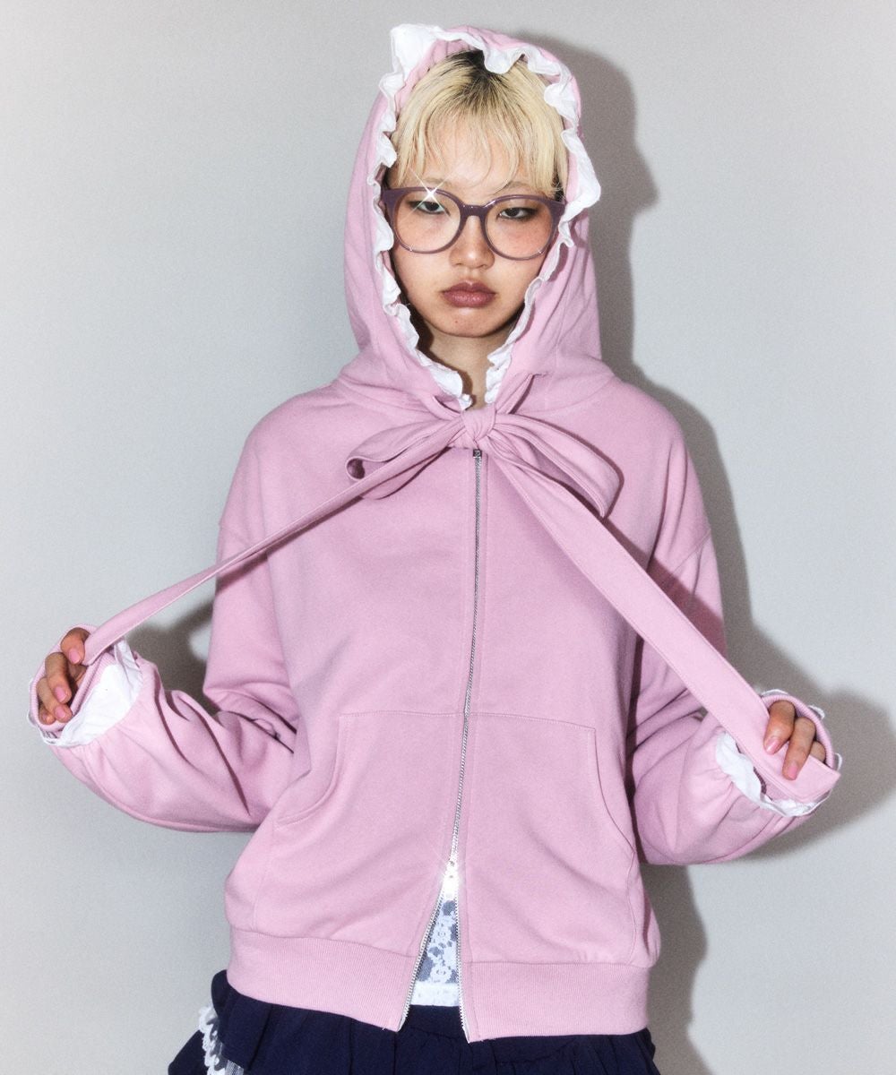 BIG RIBBON HOODIE | Candy Stripper（キャンディ ストリッパー