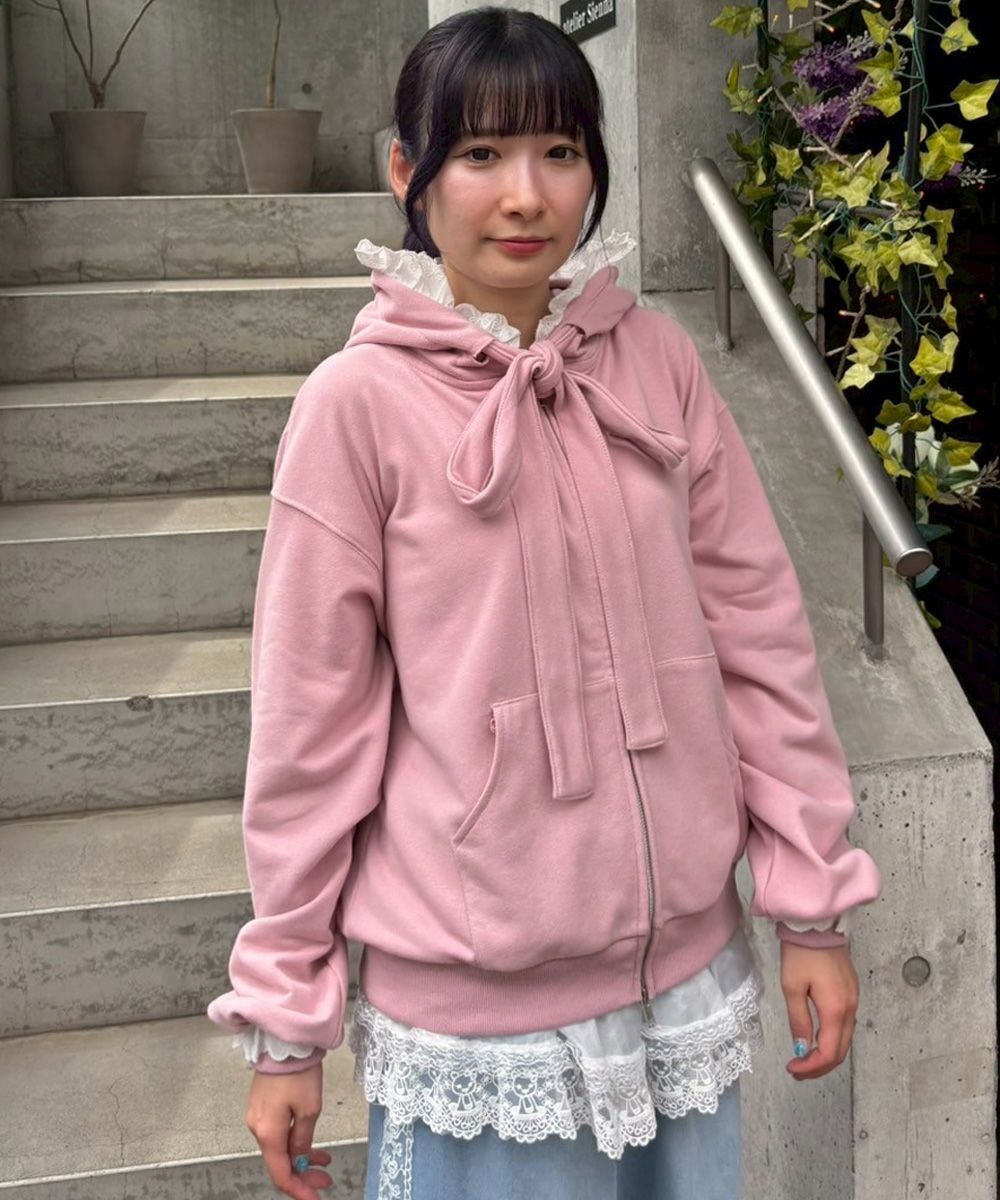 トップス BIG RIBBON HOODIE BIG RIBBON HOODIE | Candy Stripper（キャンディ ストリッパー