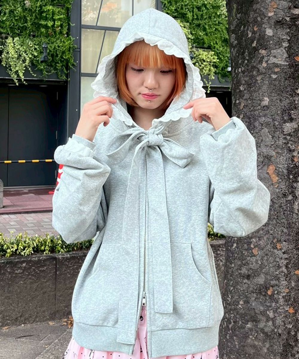 BIG RIBBON HOODIE | Candy Stripper（キャンディ ストリッパー