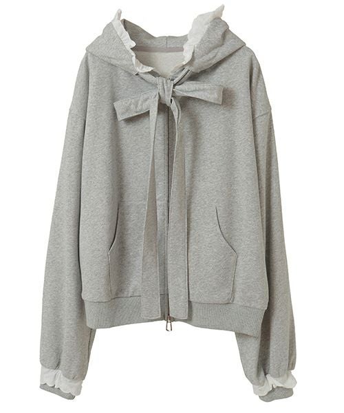 BIG RIBBON HOODIE | Candy Stripper（キャンディ ストリッパー