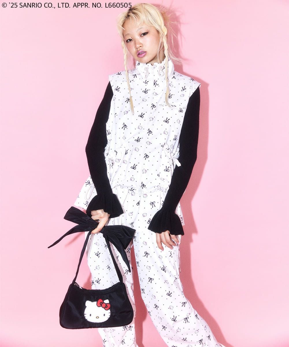 HELLO KITTY】RIBBON＆DOT VEST | Candy Stripper（キャンディ