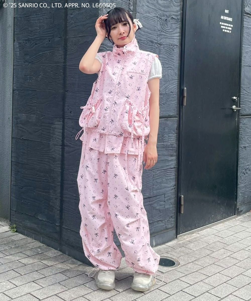 HELLO KITTY】RIBBON＆DOT VEST | Candy Stripper（キャンディ