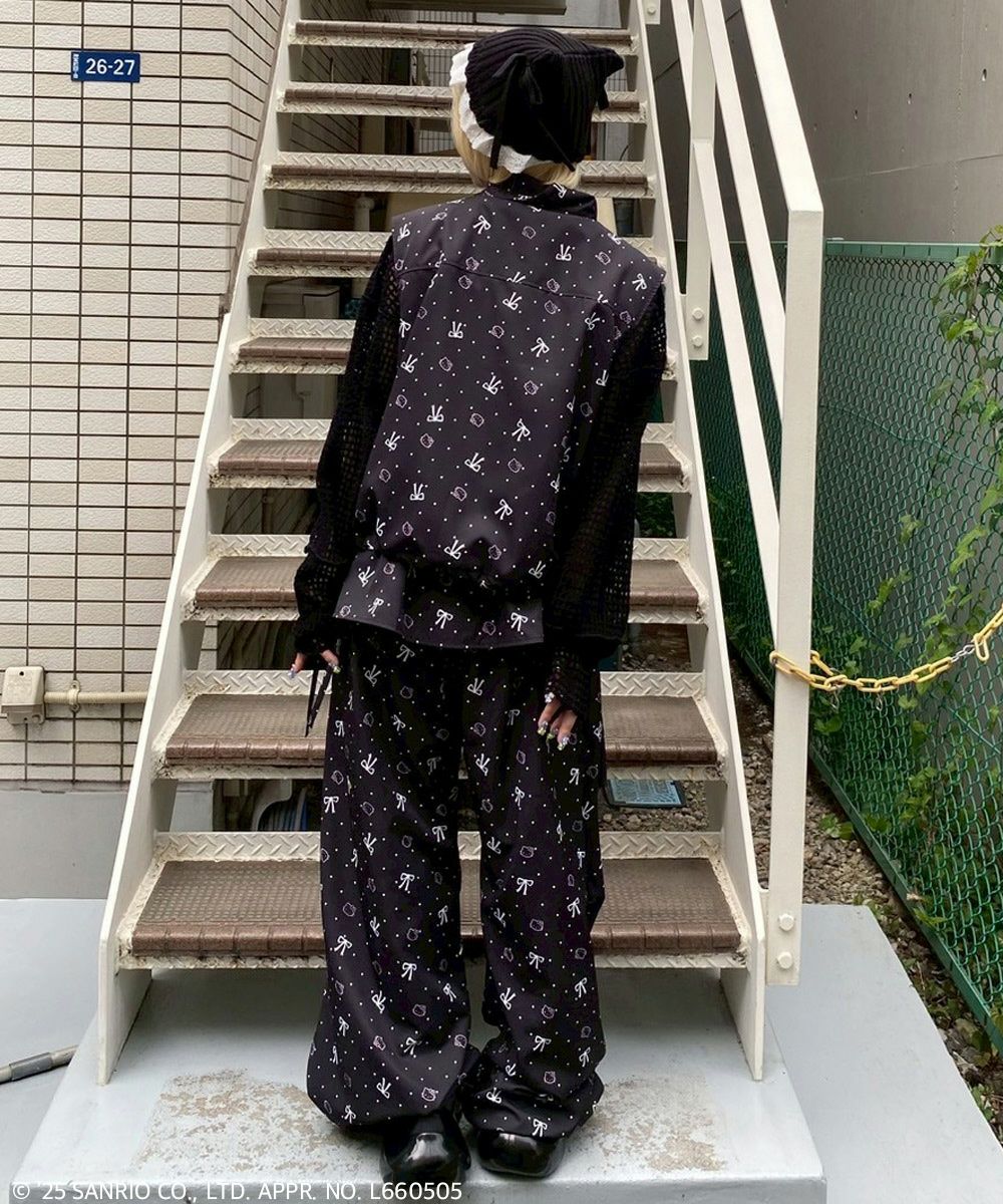HELLO KITTY】RIBBON＆DOT VEST | Candy Stripper（キャンディ