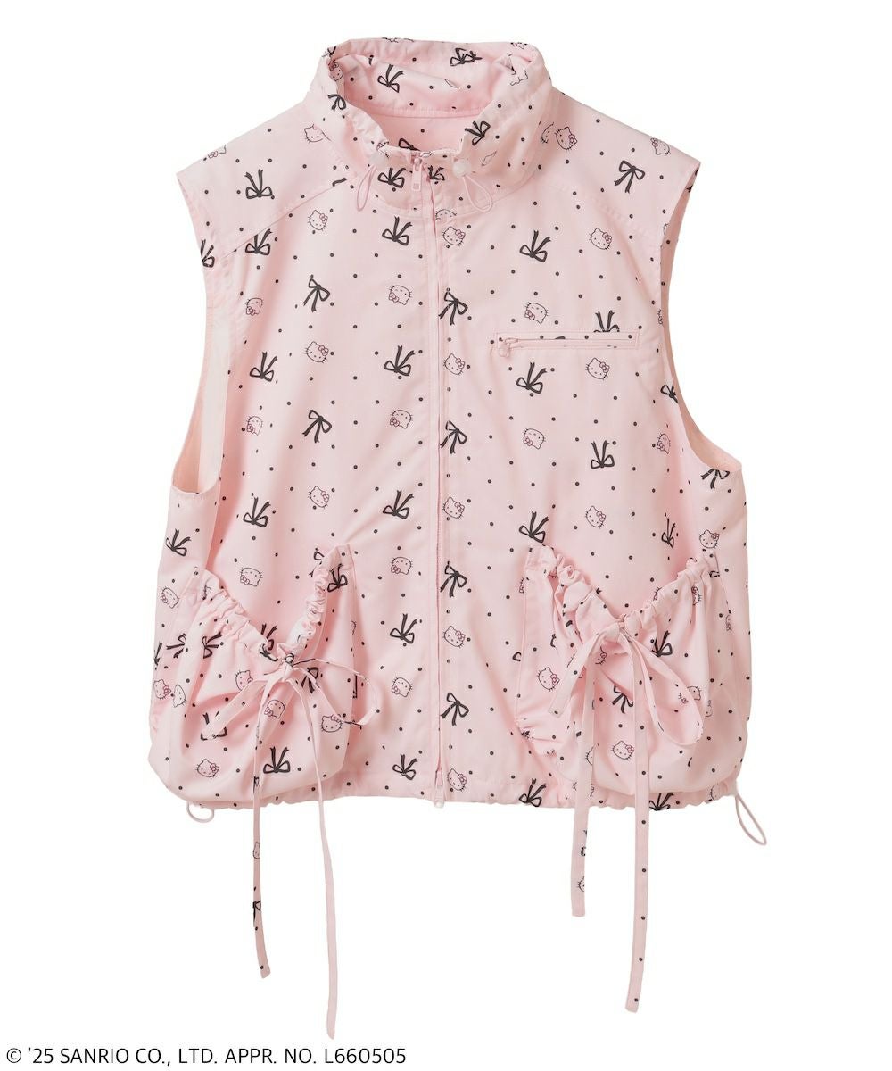 HELLO KITTY】RIBBON＆DOT VEST | Candy Stripper（キャンディ