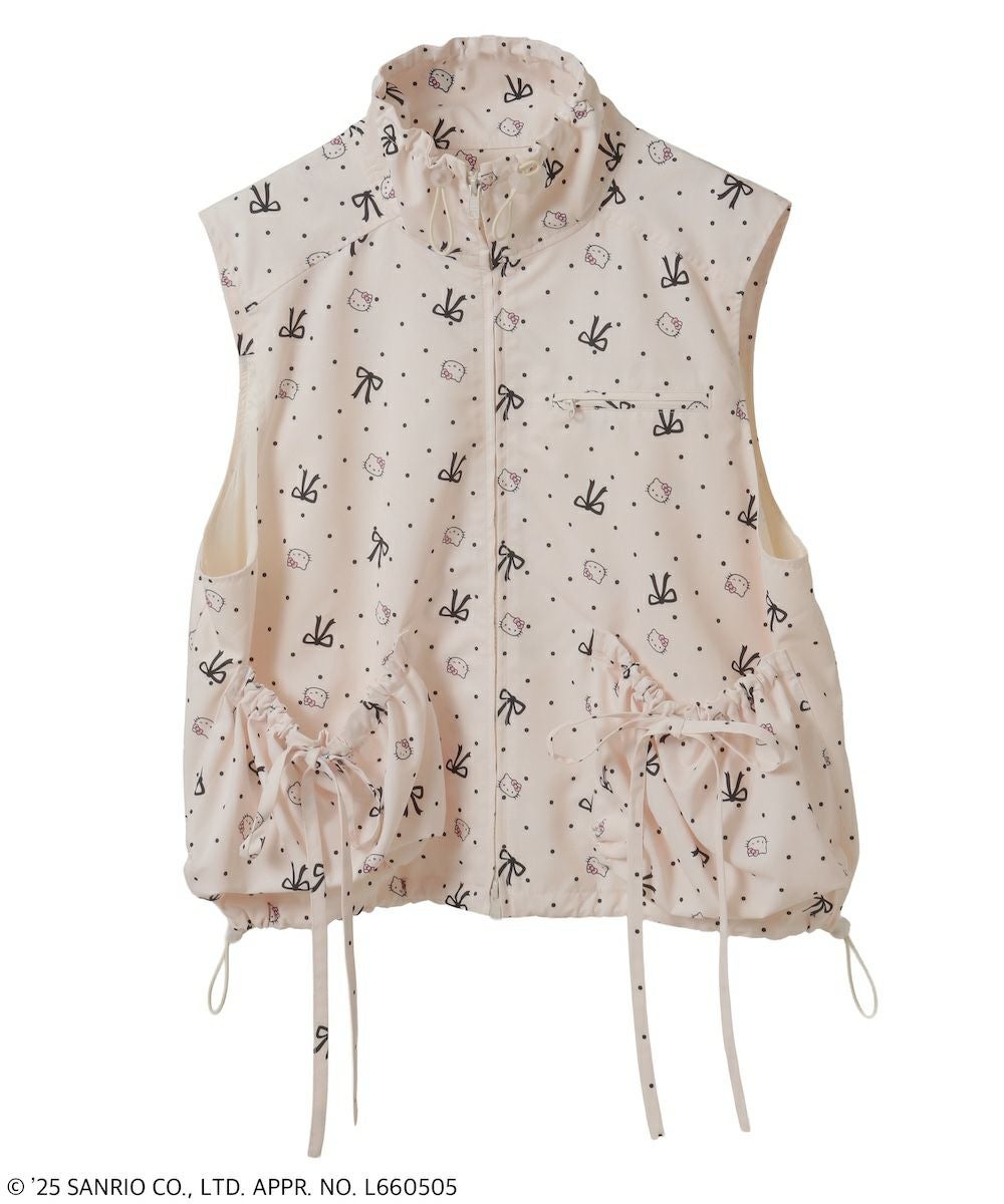 HELLO KITTY】RIBBON＆DOT VEST | Candy Stripper（キャンディ