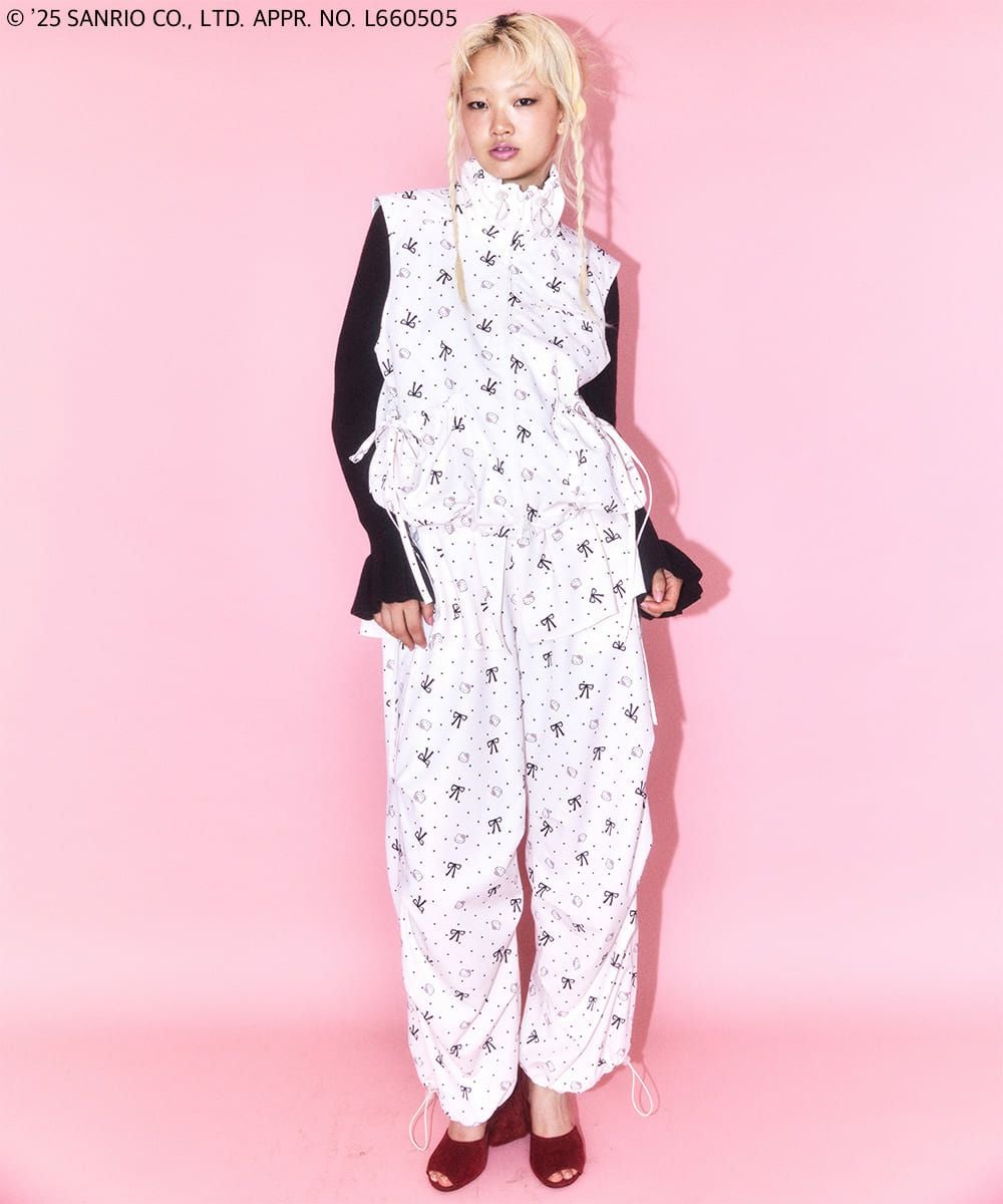 HELLO KITTY】LINGERIE JERSEY BLOUSON | Candy Stripper（キャンディ