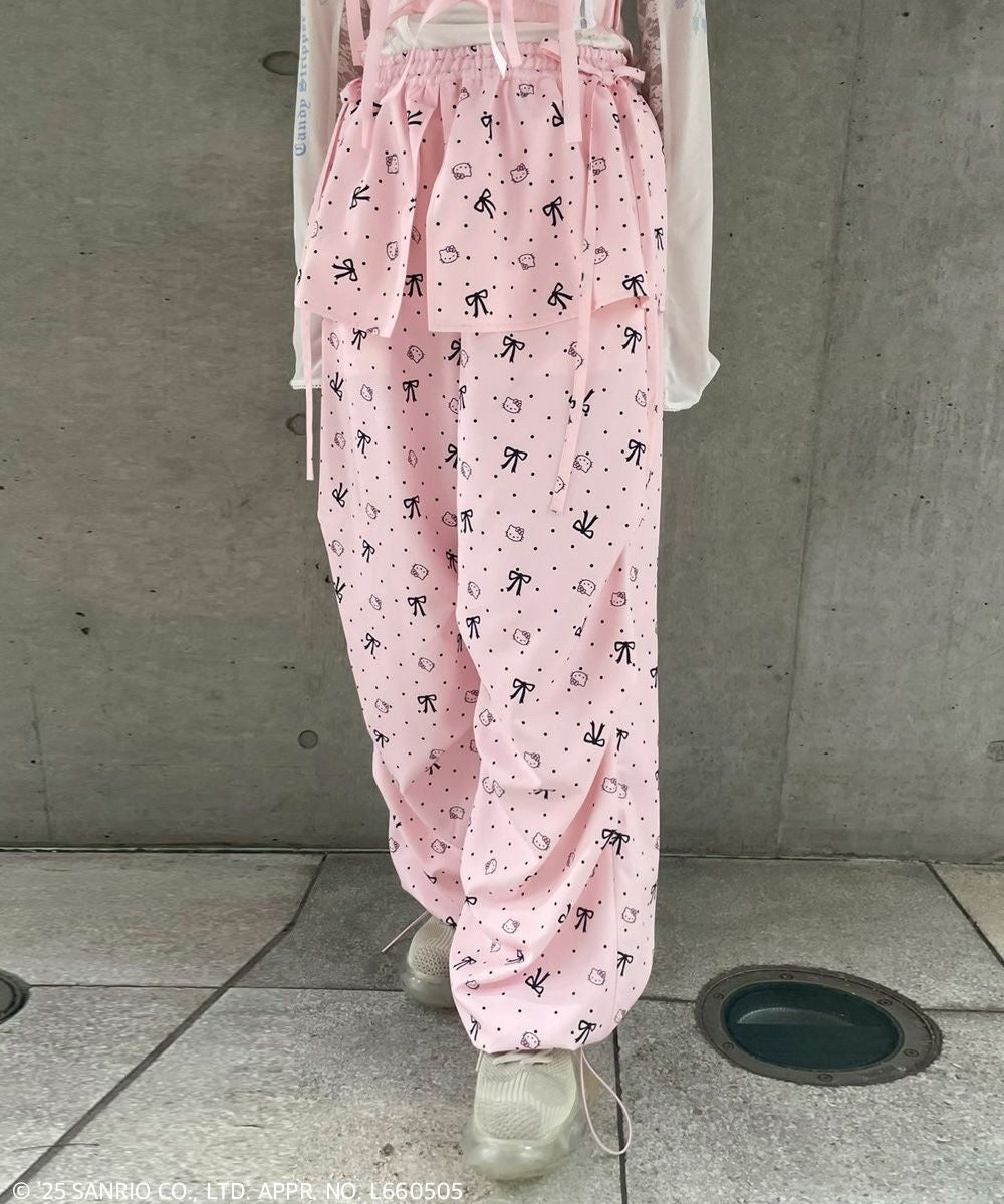HELLO KITTY】RIBBON＆DOT WRAP PANTS | Candy Stripper（キャンディ