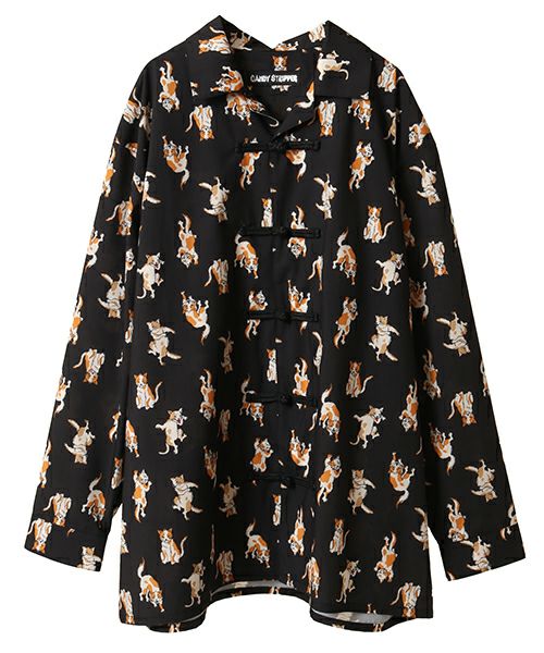 PRANK CATS CHINA SHIRT | Candy Stripper（キャンディ ストリッパー