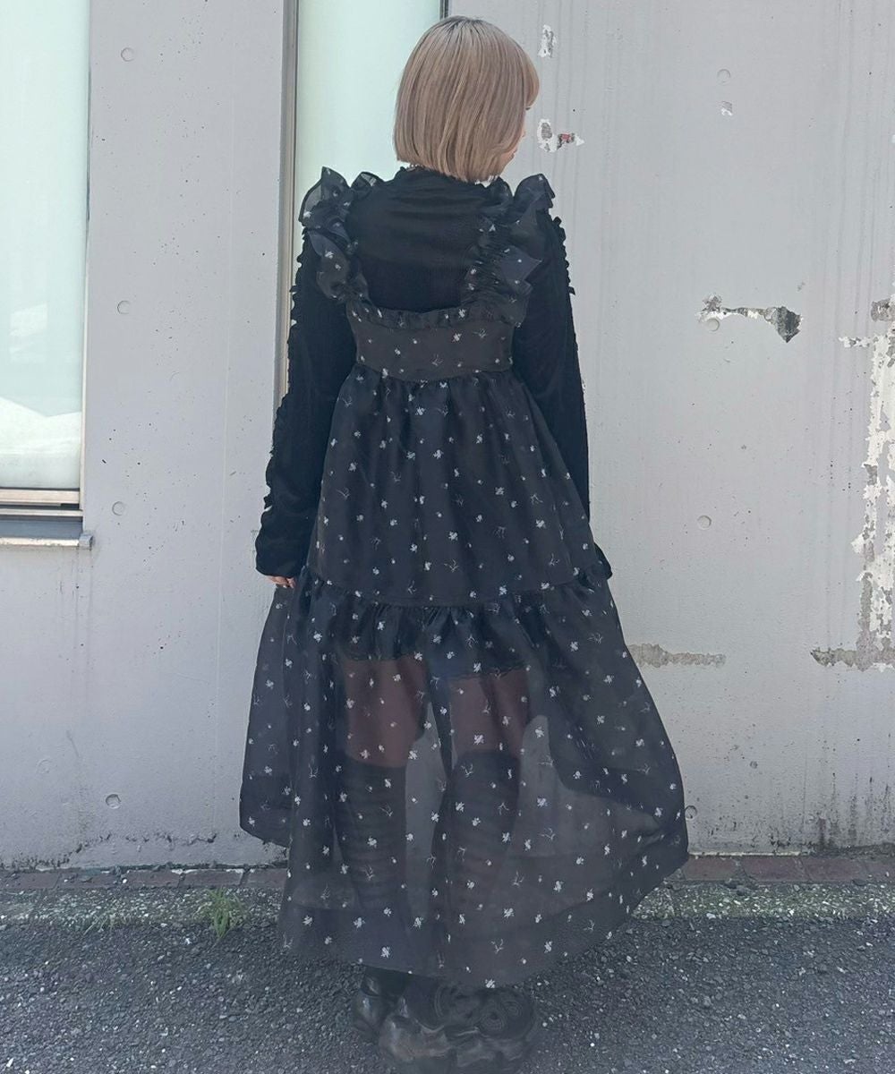 GARDEN BUSTIER DRESS | Candy Stripper（キャンディ ストリッパー