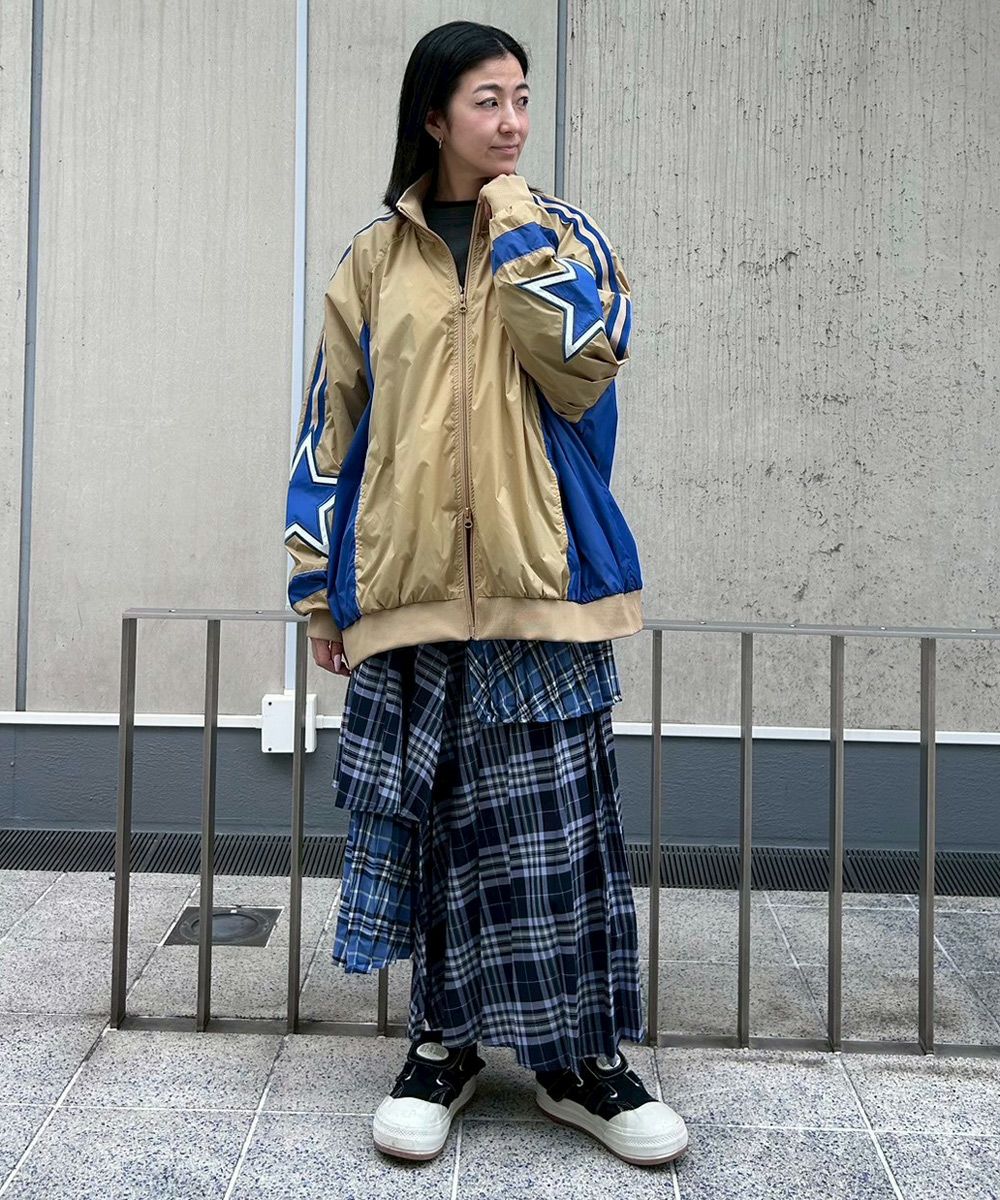 RACING NYLON TRACK ZIP UP JACKET | Candy Stripper（キャンディ