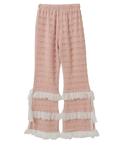 FRILL LACE FLARE PANTS | Candy Stripper（キャンディ ストリッパー