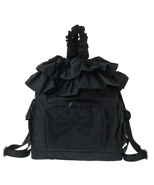 RIBBON FRILL KNAPSACK | Candy Stripper（キャンディ ストリッパー