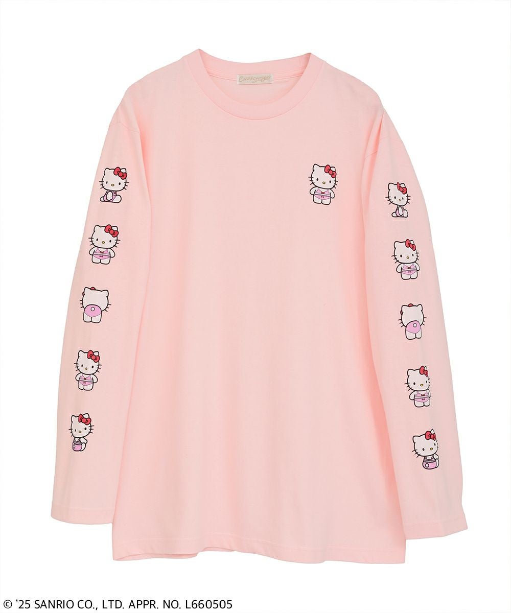 HELLO KITTY】LINGERIE L/S TEE | Candy Stripper（キャンディ