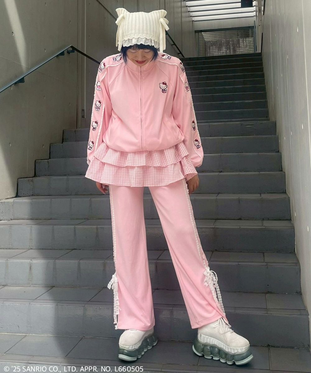 HELLO KITTY】LINGERIE JERSEY BLOUSON | Candy Stripper（キャンディ