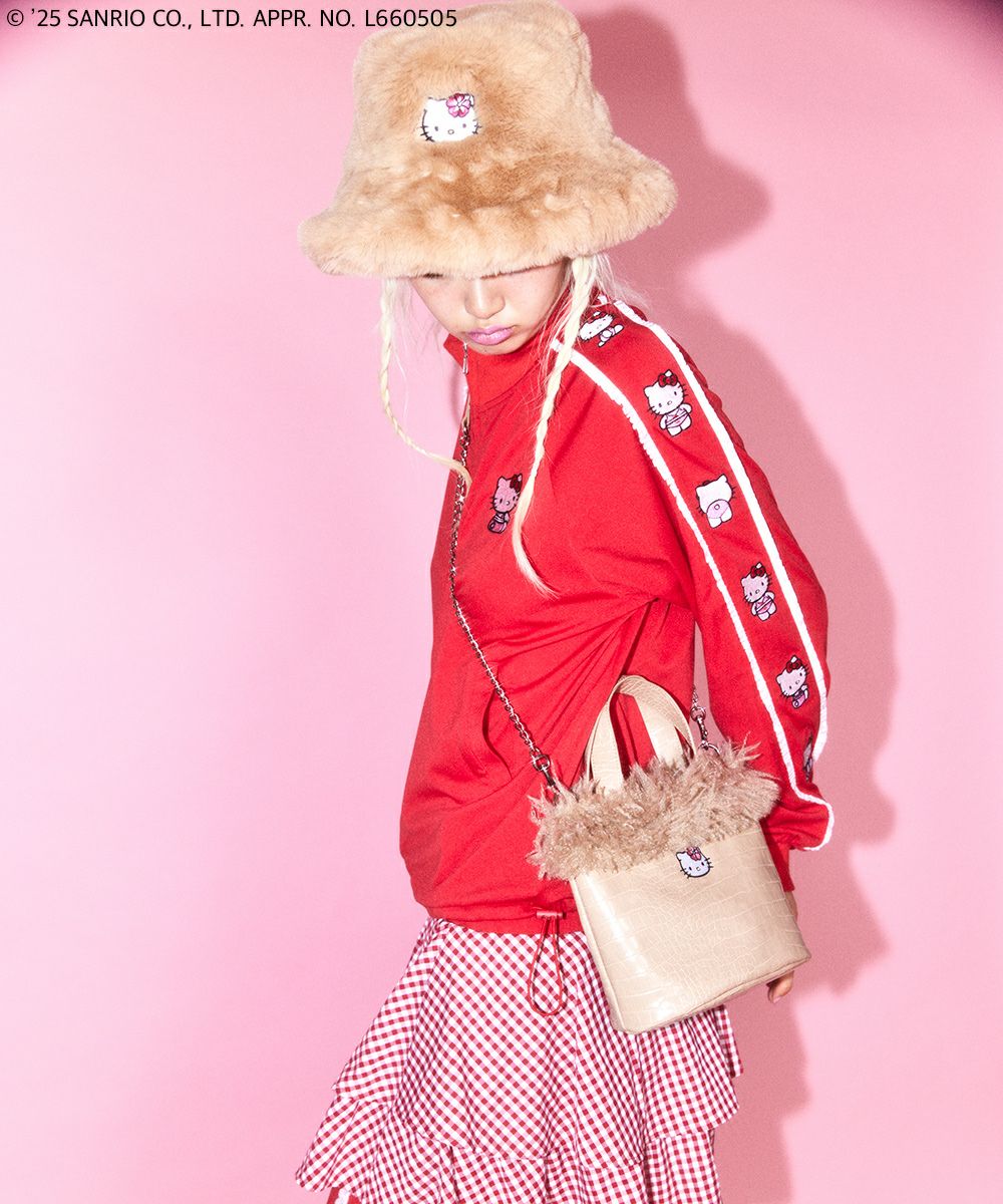 HELLO KITTY】LINGERIE JERSEY BLOUSON | Candy Stripper（キャンディ