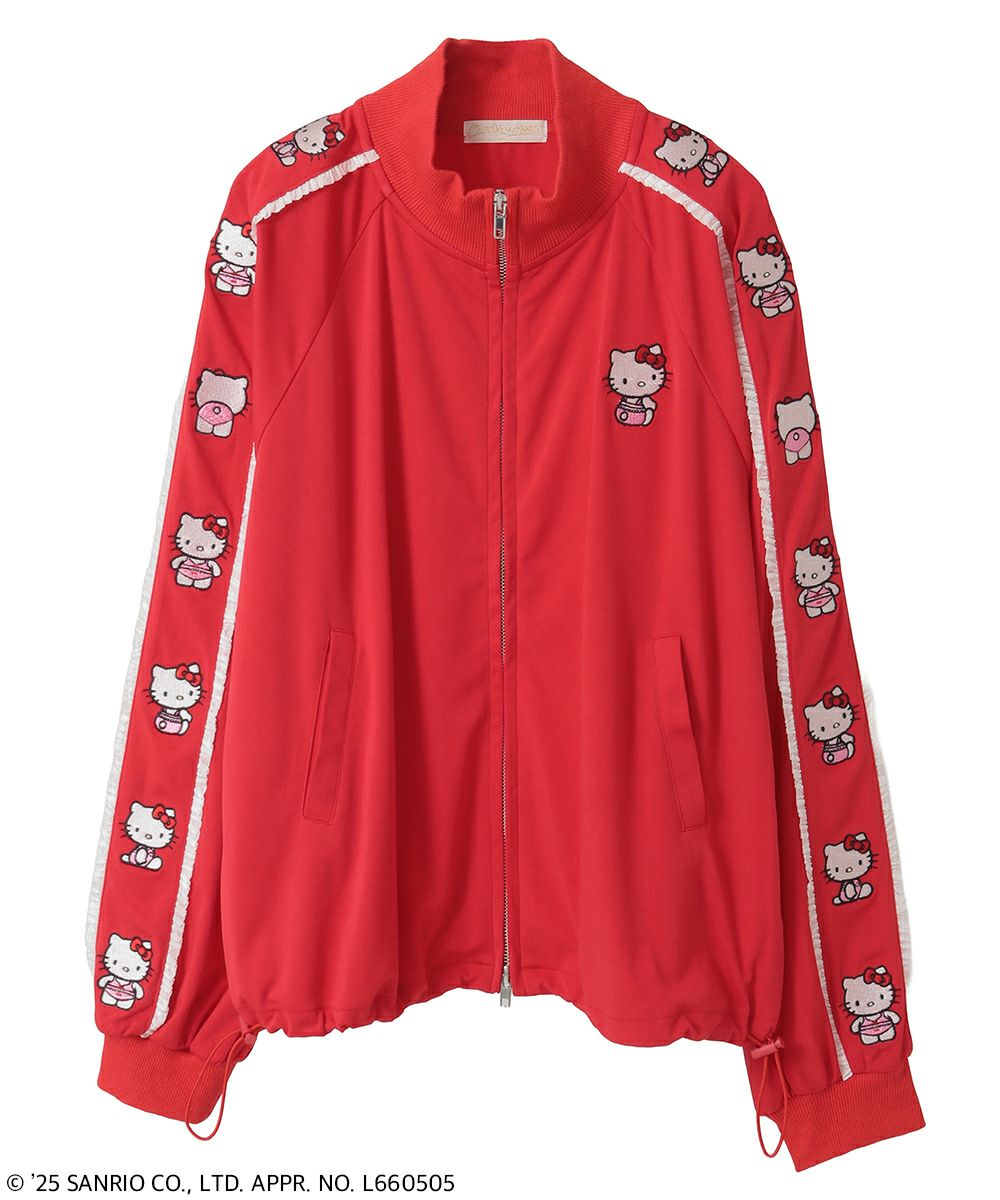 HELLO KITTY】LINGERIE JERSEY BLOUSON | Candy Stripper（キャンディ