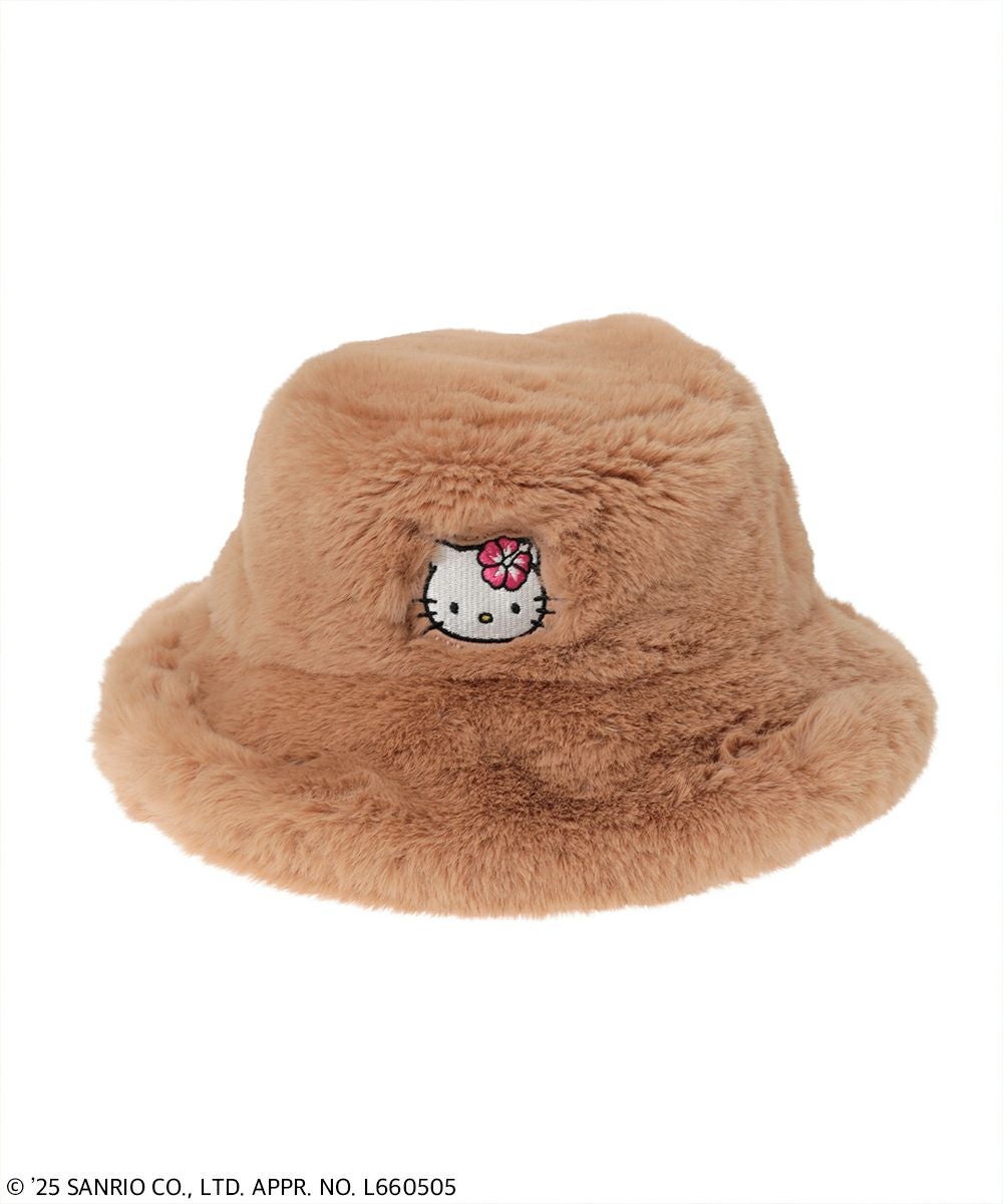 HELLO KITTY】HIBISCUS FUR HAT | Candy Stripper（キャンディ