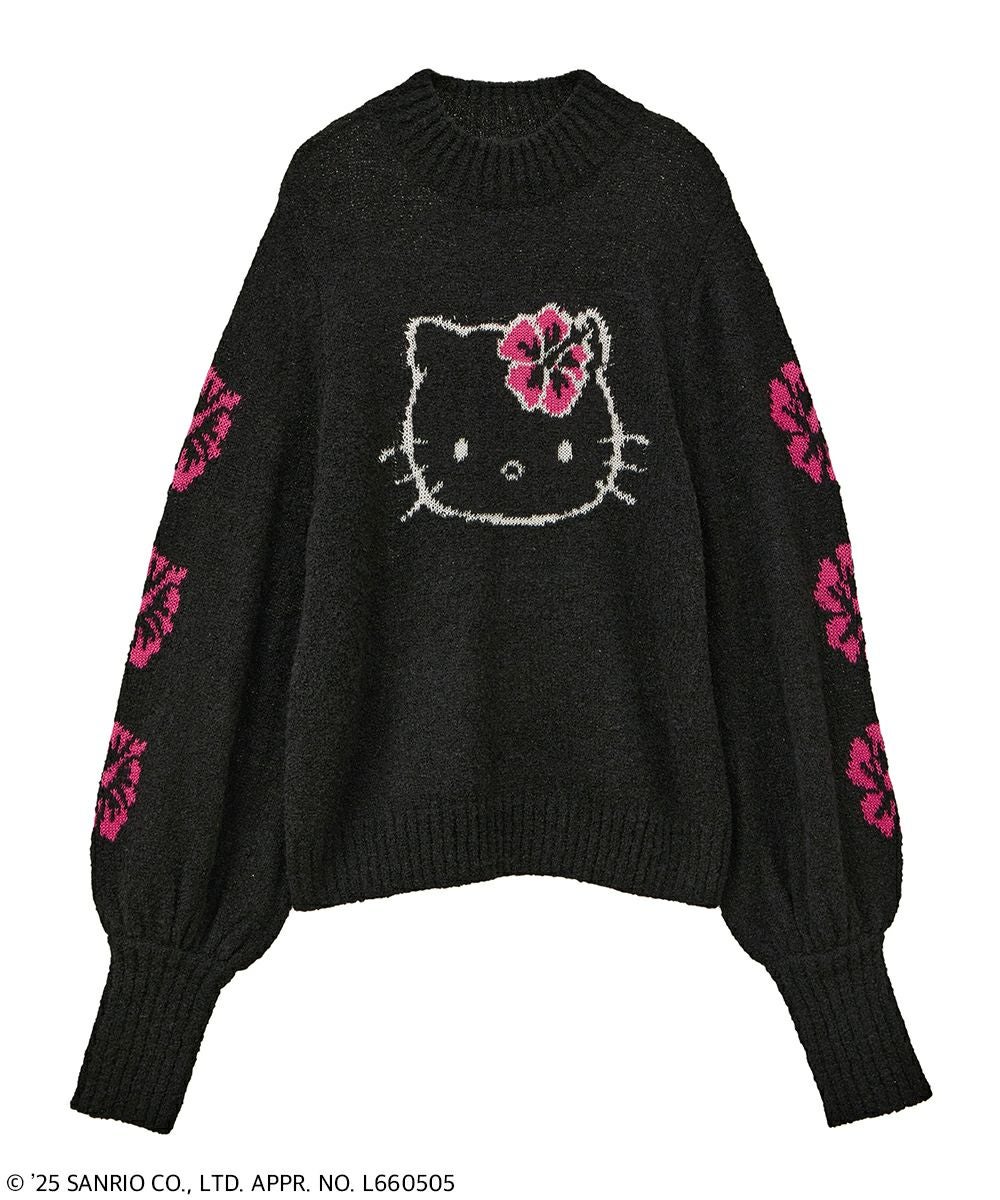 HELLO KITTY】HIBISCUS KNIT PULLOVER | Candy Stripper（キャンディ