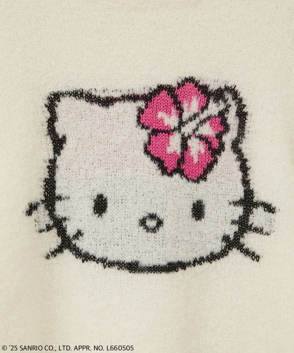 HELLO KITTY】HIBISCUS KNIT PULLOVER | Candy Stripper（キャンディ