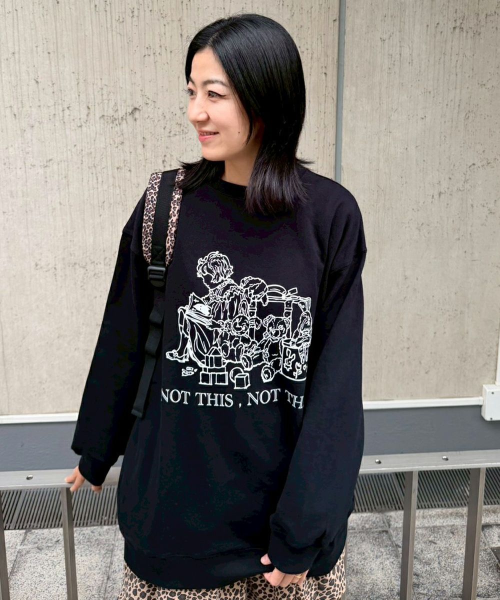 WOLFY DAMAGE TIE DYE SWEAT | Candy Stripper（キャンディ