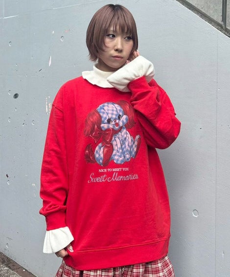 SWEET MEMORIES SWEAT ONE-PIECE | Candy Stripper（キャンディ 