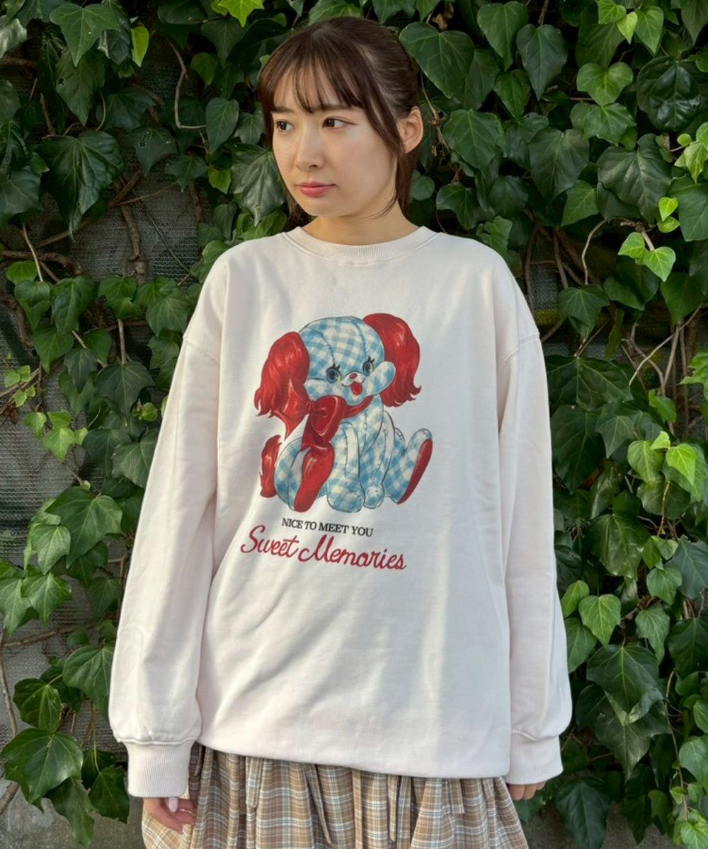 SWEET MEMORIES SWEAT ONE-PIECE | Candy Stripper（キャンディ
