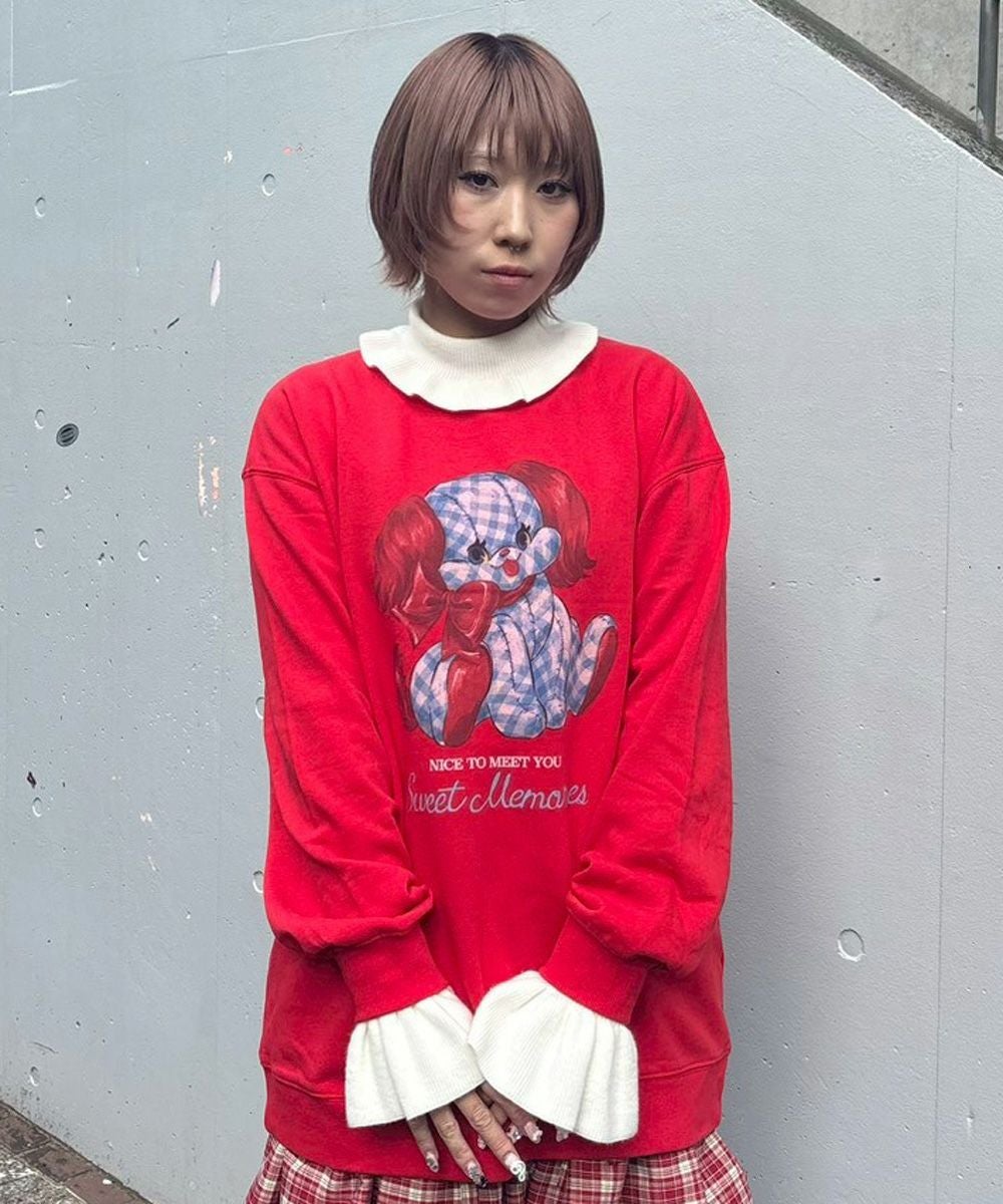 SWEET MEMORIES SWEAT ONE-PIECE | Candy Stripper（キャンディ