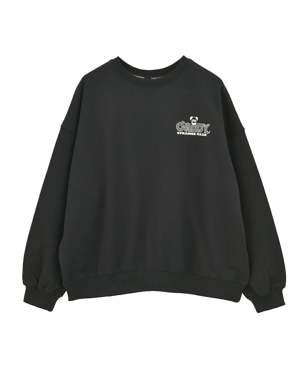 ✅Candy Stripper black sweat CANDY MAZE SWEAT | Candy Stripper（キャンディ ストリッパー
