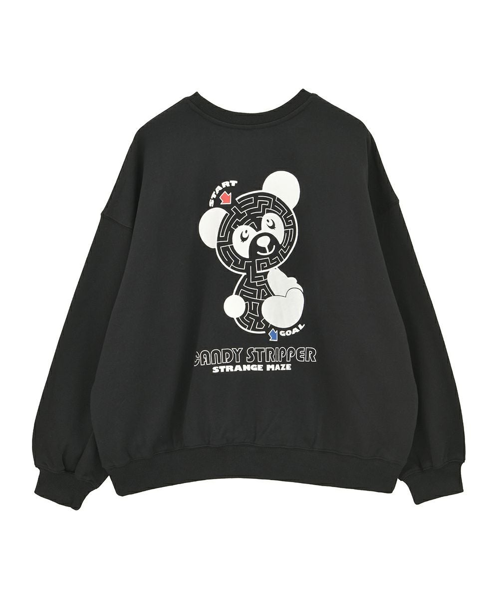 ✅Candy Stripper black sweat CANDY MAZE SWEAT | Candy Stripper（キャンディ ストリッパー