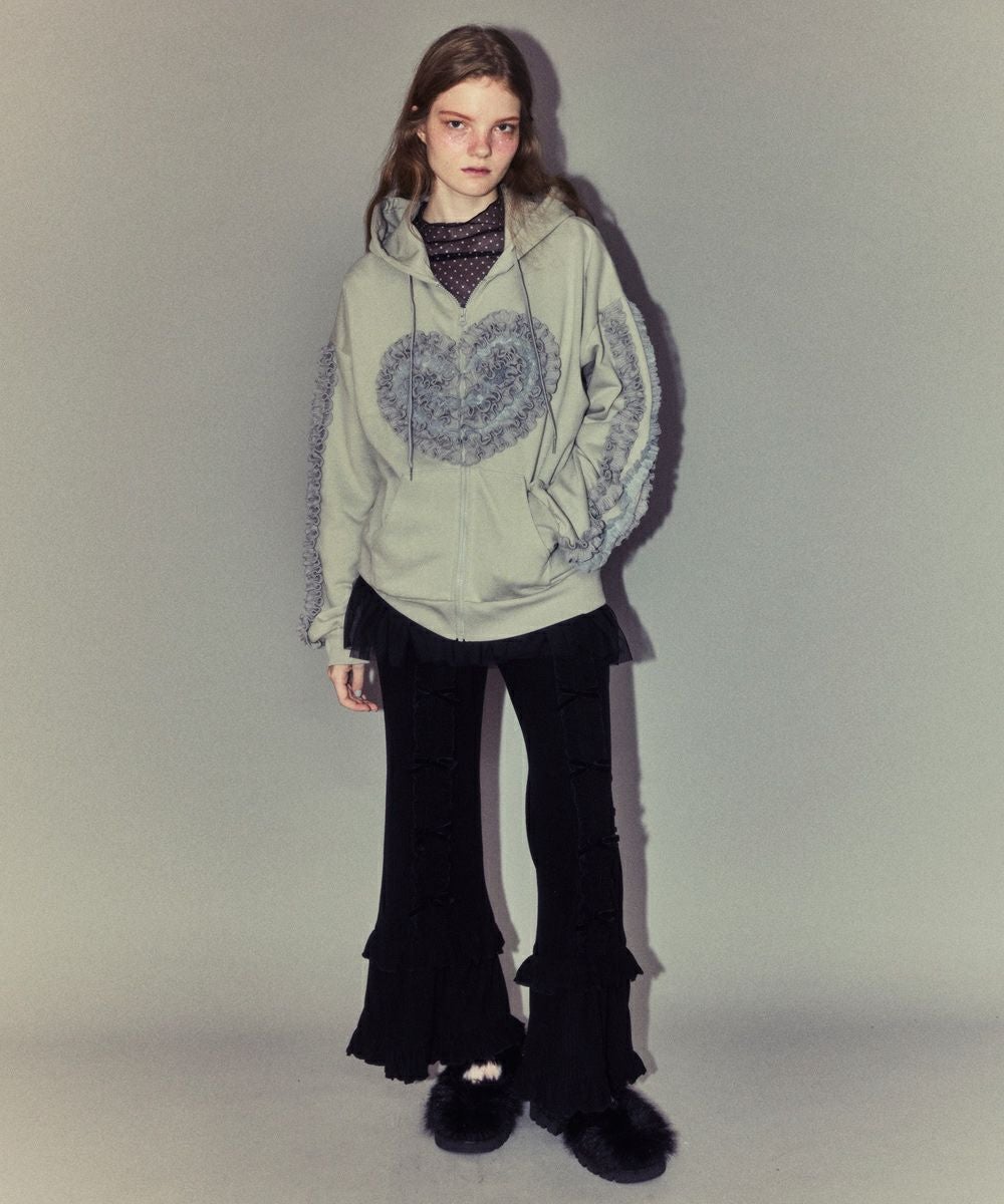 DECORATE RIBBON FLARE PANTS | Candy Stripper（キャンディ