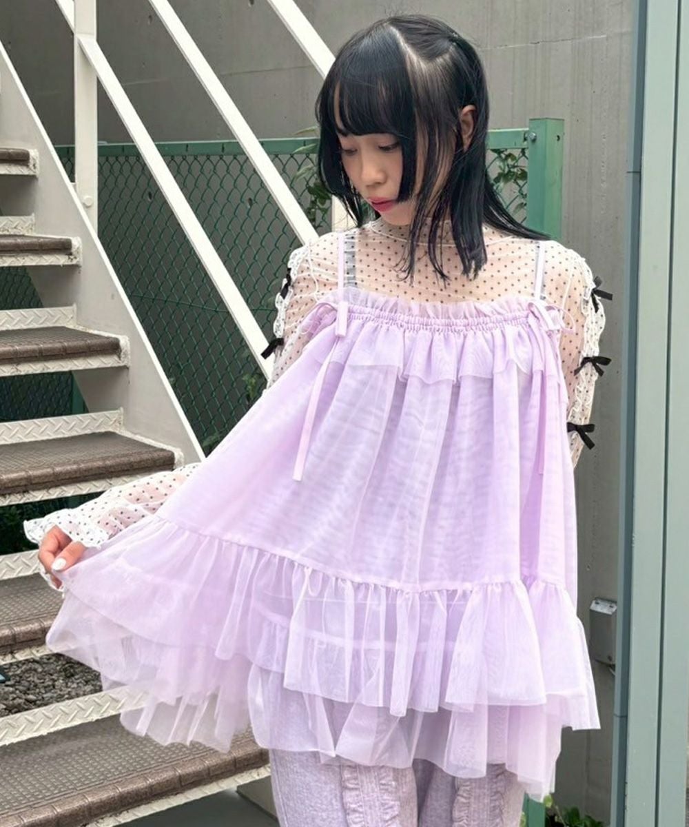 MIDNIGHT TULLE BABY DOLL | Candy Stripper（キャンディ ストリッパー