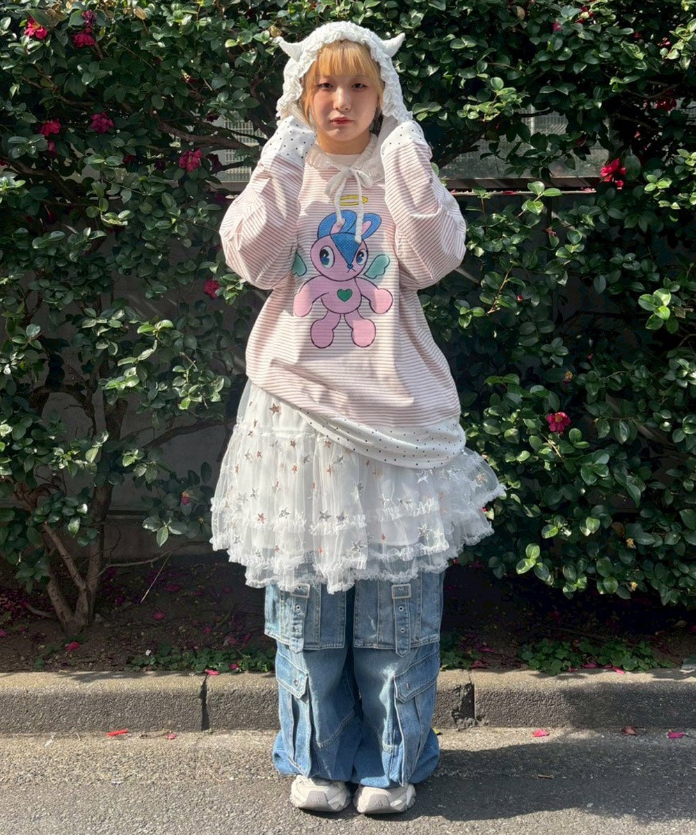 STAR GLITTER TULLE SKIRT | Candy Stripper（キャンディ ストリッパー