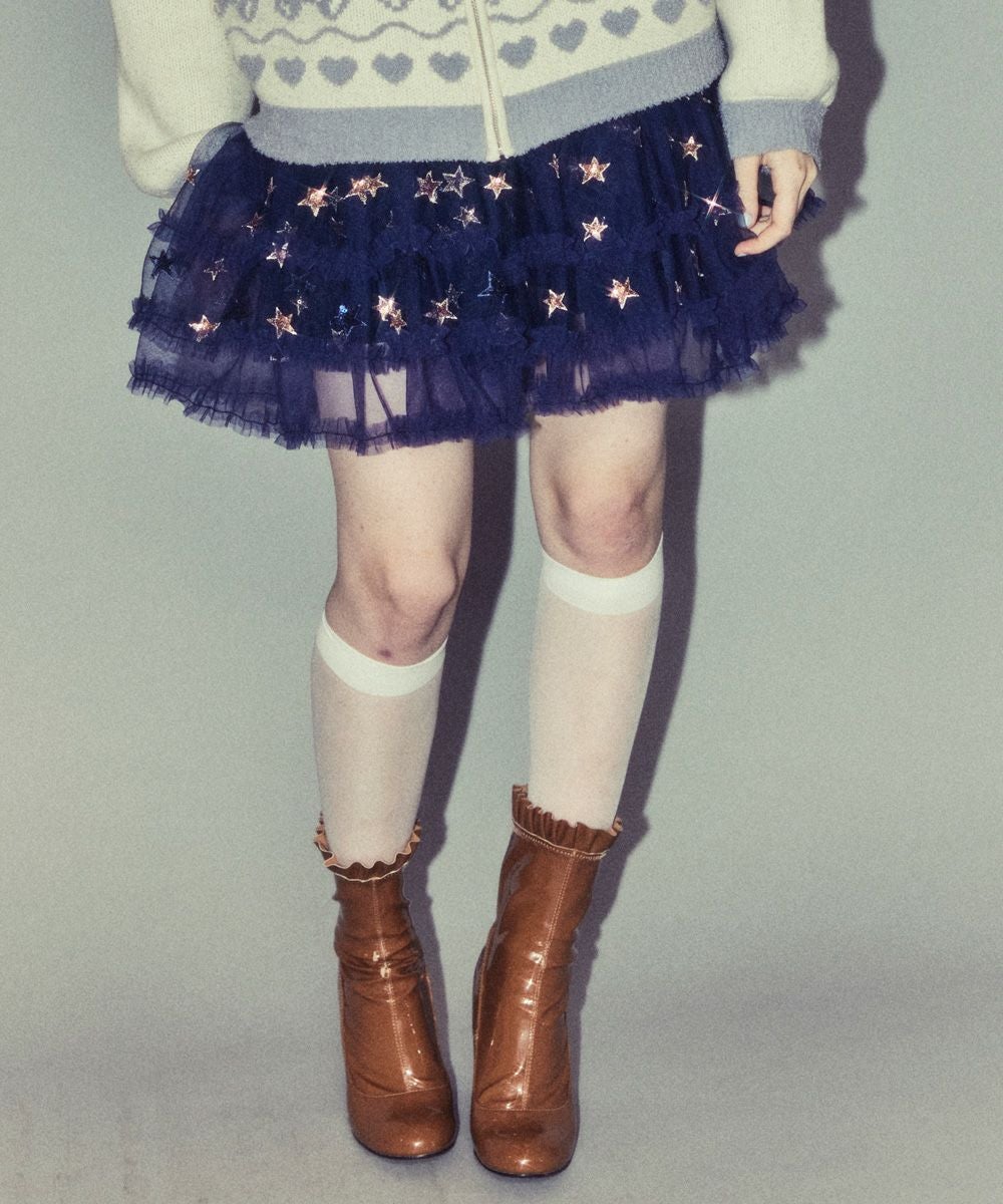 STAR GLITTER TULLE SKIRT | Candy Stripper（キャンディ ストリッパー