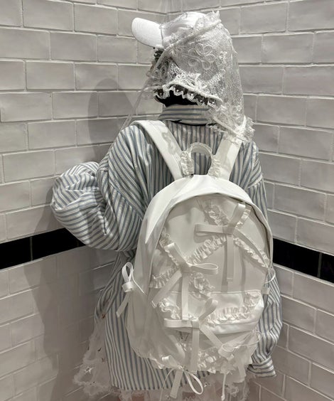 BELOVED FRILL BACKPACK | Candy Stripper（キャンディ ストリッパー 