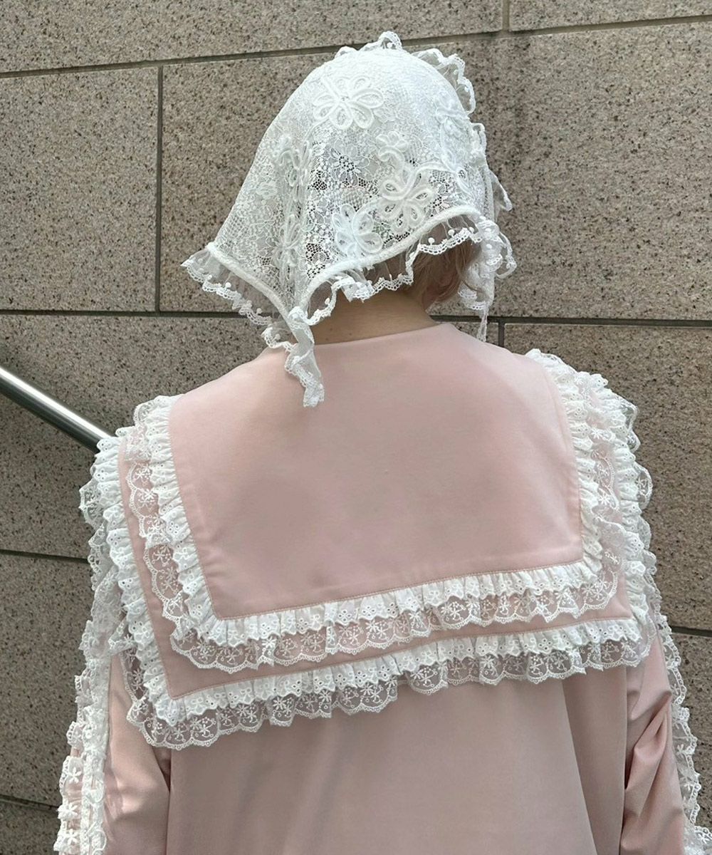 FRILL LACY JERSEY BLOUSON | Candy Stripper（キャンディ