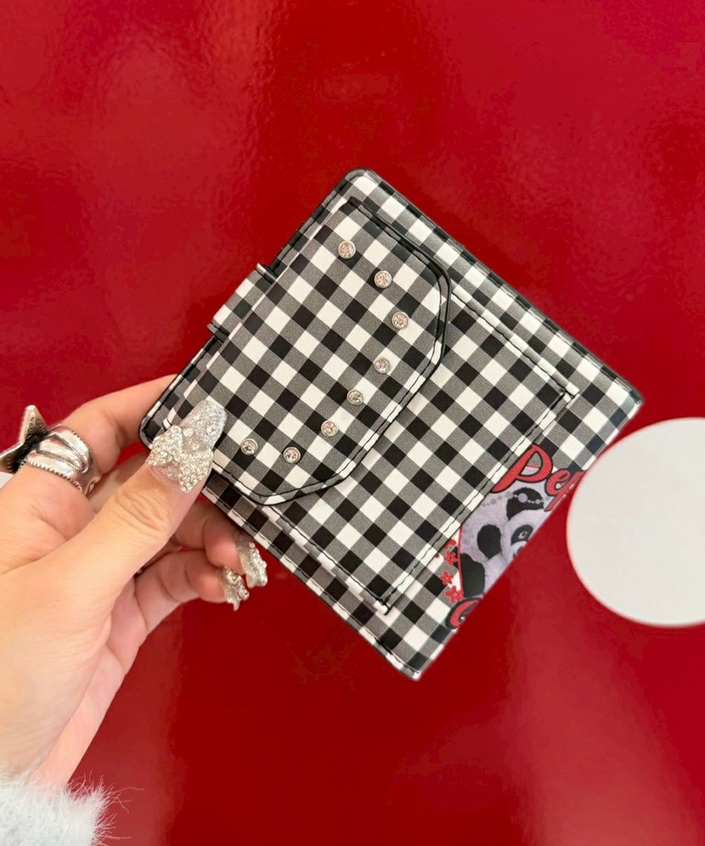 PEPE ♡ GINGHAMCHECK WALLET | Candy Stripper（キャンディ