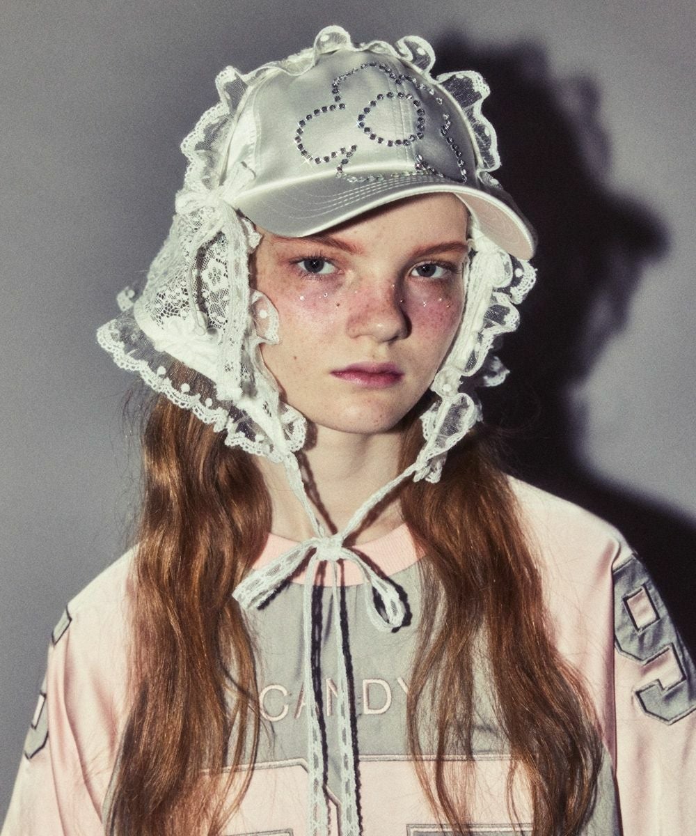 FLOWER KNIT HEAD DRESS | Candy Stripper（キャンディ ストリッパー