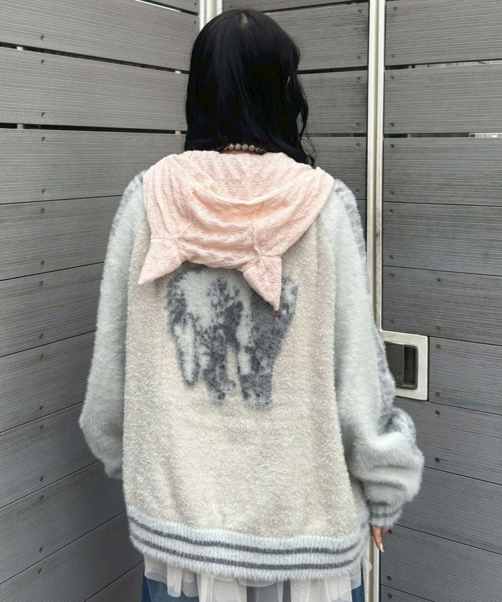 CAT SOUVENIR KNIT JUMPER | Candy Stripper（キャンディ ストリッパー