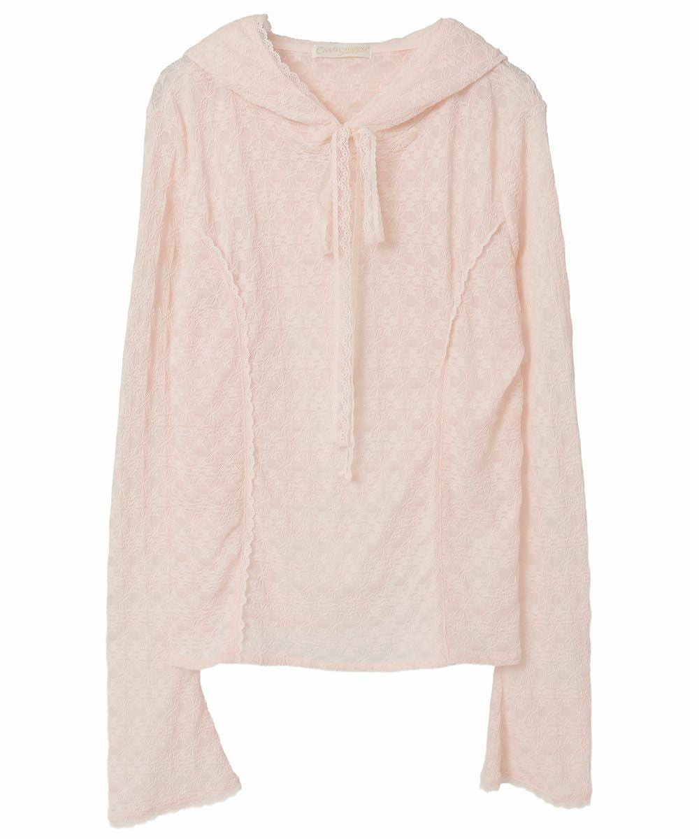 HOODED LACE TOPS | Candy Stripper（キャンディ ストリッパー