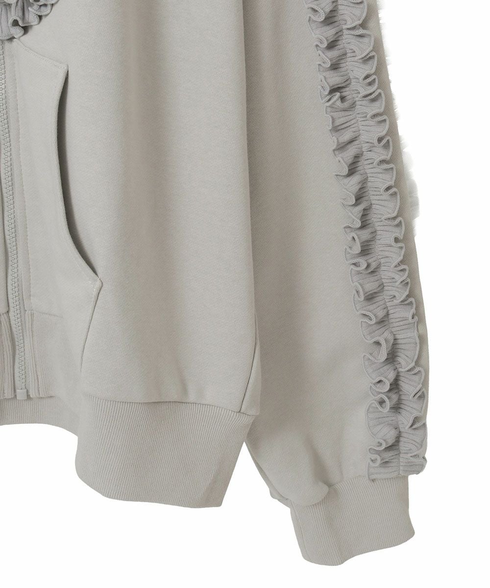 HEART FRILL HOODIE | Candy Stripper（キャンディ ストリッパー