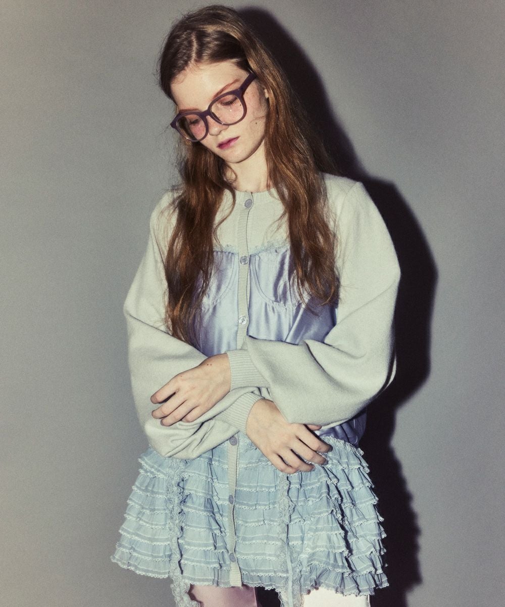 CORSET KNIT CARDIGAN | Candy Stripper（キャンディ ストリッパー