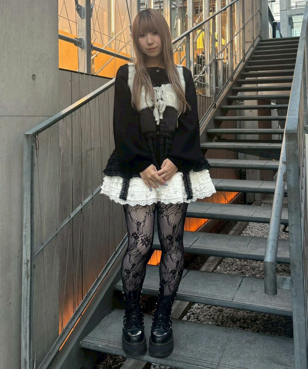 新品✨️CANDY STRIPPE 現行品 CORSET KNIT カーディガン CORSET KNIT CARDIGAN | Candy Stripper（キャンディ ストリッパー