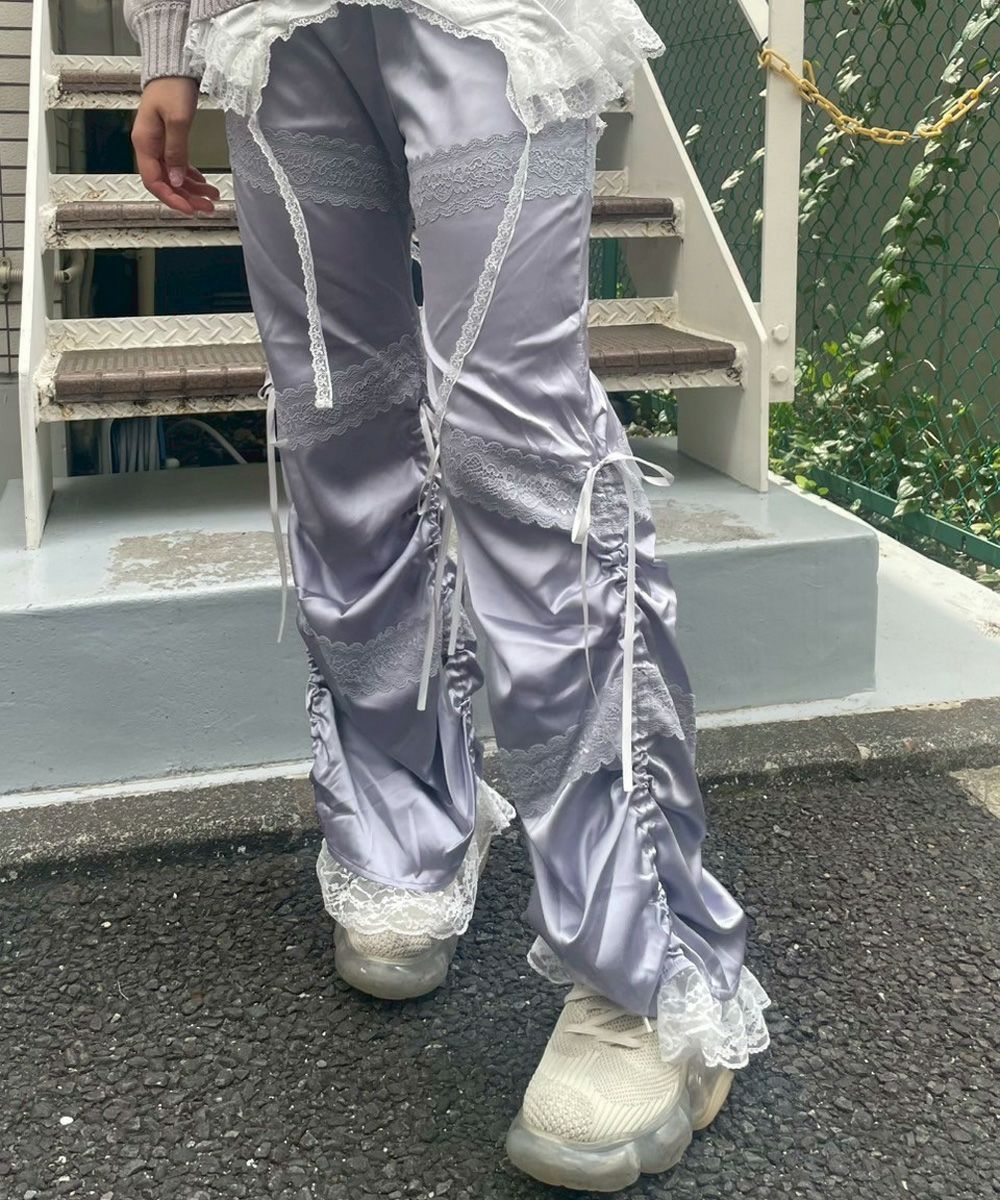 LINGERIE SATIN PANTS | Candy Stripper（キャンディ ストリッパー